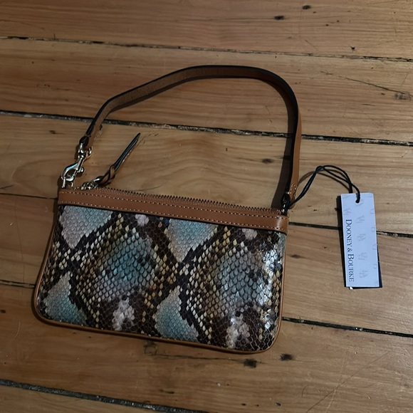 Dooney & Bourke Snake Skin Clutch - Picture 2 of 2